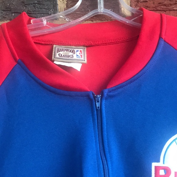 Bullets Hardwood Classic NBA 1/4 zip 3XL Warm Up - Picture 6 of 11